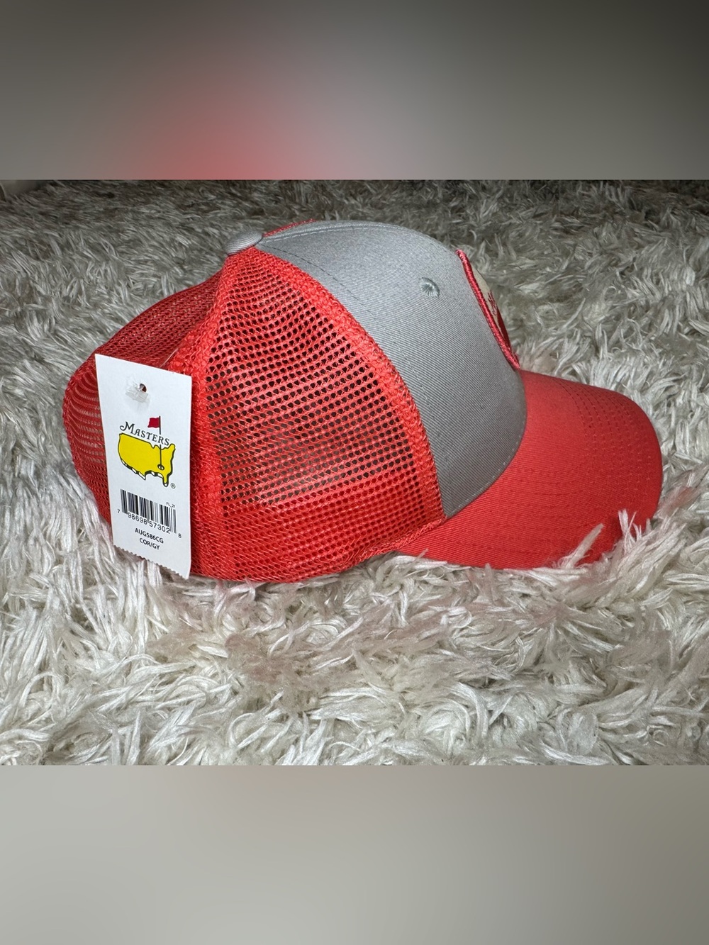 Masters Pink and Gray Ladies Fit Trucker Hat - Picture 8 of 16